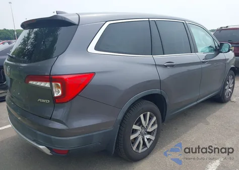 2019 Honda Pilot Ex-L z USA, uszkodzony, nr VIN 5FNYF6H5XKB010804